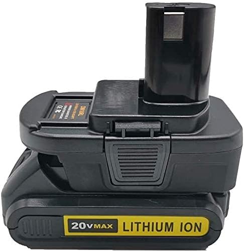DM18RL Battery Adapter for De+wa+lt for Mil+wau+kee 20V/18V Li-Ion Battery Convert to for Ryo+bi 18V P108 ABP1801 Battery with USB Port