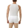 thumbnail image 2 of Underworks Mens Power Compression Surgical Gynecomastia Vest, 2 of 2