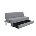 thumbnail image 6 of Serta Wilton Dream Convertible Sofa Sleeper in Light Gray Fabric Upholstery, 6 of 8