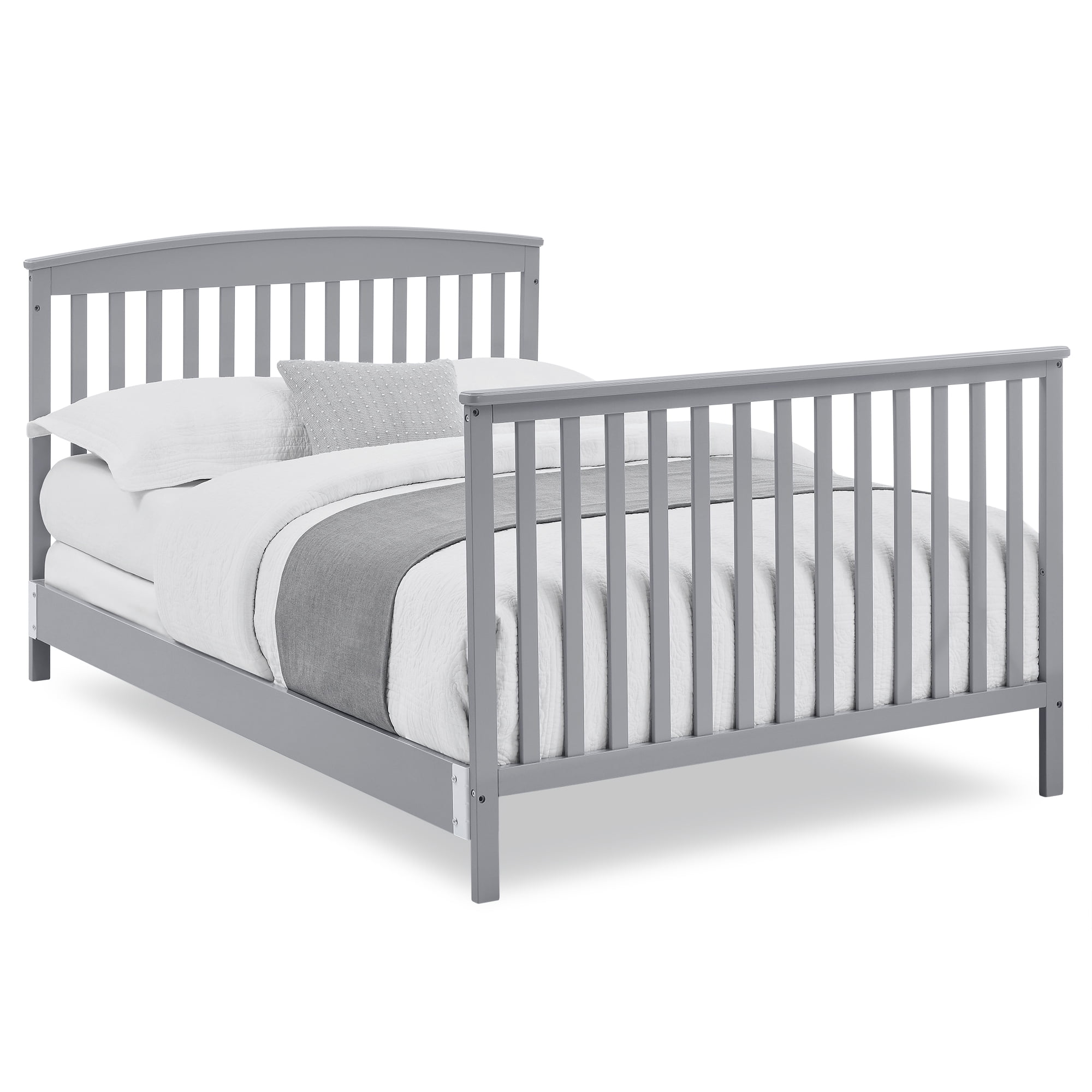 Delta Children Hanover 6-in-1 Convertible Baby Crib, Grey
