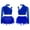Blue, variant on Moggemol Kids Girls Ballet Jazz Dance Outfits Rhinestones One Shoulder Crop Top Feather Briefs Set Blue Green 6
