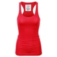 thumbnail image 2 of KOGMO Womens Basic Cotton Ribbed Knit Racerback Tank Top 3-Pack (S-XL), 2 of 8