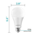 thumbnail image 5 of Luxrite A21 Dimmable LED Light Bulbs 22W 150 Watt Equivalent 4000K Cool White, 2550 Lumens, E26, 4-Pack, 5 of 7
