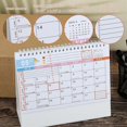 thumbnail image 2 of Desk Calendar 2023-2024, Calendar Covers 18 Months from Jul. 2023 - Dec. 2024, Twin-Wire Binding Calendar for Planning Organizing Daily Scheduler, 202, 2 of 4