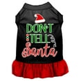 thumbnail image 4 of Christmas Pet Dog  Cat Dress Screen Printed, "Don't Tell Santa", 4 of 10