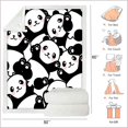 thumbnail image 5 of Manta de Panda YUANXCMXG Manta de Terciopelo Coral 50 X 60 pulgadas, 5 of 5
