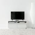 thumbnail image 6 of IRIS USA TV Stand, Modular Media Stand with Expanding Table and Storage Drawers, Off White, 6 of 9