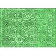 thumbnail image 1 of Ahgly Company Indoor Rectangle Abstract Emerald Green Modern Area Rugs, 8' x 12', 1 of 4