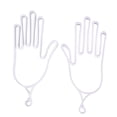 thumbnail image 3 of Porte-Gants Extensible 2 Pcs Support de Gants en Plastique Multifonction Blanc Rose Clair, 3 of 8