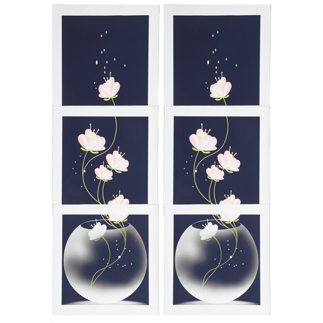Art Supplies,2 Set Flower Canvas Wall Painting Background Canvas Painting Built for Precision
