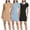 Set 3, variant on 3 Pack: Women's Mini Short Sleeve Ribbed Scoop Neck Casual T-Shirt Bodycon Dress