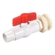 thumbnail image 3 of Kit de conector de válvula de bola G1/2 con adaptador de ajuste de fondo blanco y rojo para tanque de agua, 3 of 5