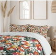 thumbnail image 6 of Ambesonne Floral Duvet Cover Sets, Vintage Natural Vibrant, 2-King, Multicolor, 6 of 7