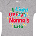 thumbnail image 3 of Inktastic Christmas I Light up Nonna's Life Boys or Girls Baby Bodysuit, 3 of 4