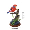 thumbnail image 6 of Talking Parrot | Cute Electric Battery Operated Control Voice Simulation Parrots | Sparrow Bird Repeats What You Say, Electric Parrot Induction Toy for Garden, 6 of 9