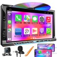 thumbnail image 1 of Adaptador estéreo para coche Universe Double Din con CarPlay y Android Auto, 1 of 8