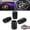 Black, variant on 4PCS Silver Aluminum Metal Wheel / Tire Valve Stem Car-Truck Air Caps Covers