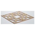 thumbnail image 4 of Ekena Millwork 23 3/8"W x 23 3/8"H x 1/4"T Large Brownsville Decorative Fretwork Wood Wall Panels, Hickory, 4 of 18