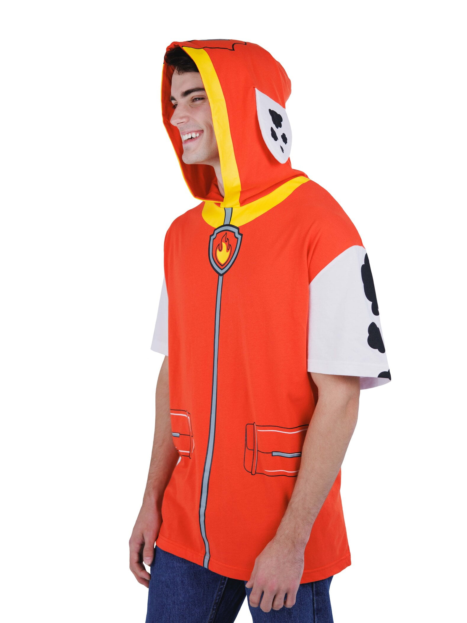 Paw Patrol Marshall Hooded Matching Family Cosplay T-Shirt Adult