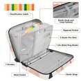 thumbnail image 4 of Haosy Accordion File Organizer Zipper Binder 500 Sheet 6-Tab Expanding File Folder Multi-Pocket 1.2 Inch 3 Ring Colorful Triangular Tree, 4 of 7
