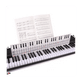 61Keys 88 Keys Piano Keyboard Reference Chart Five Line Piano Reference