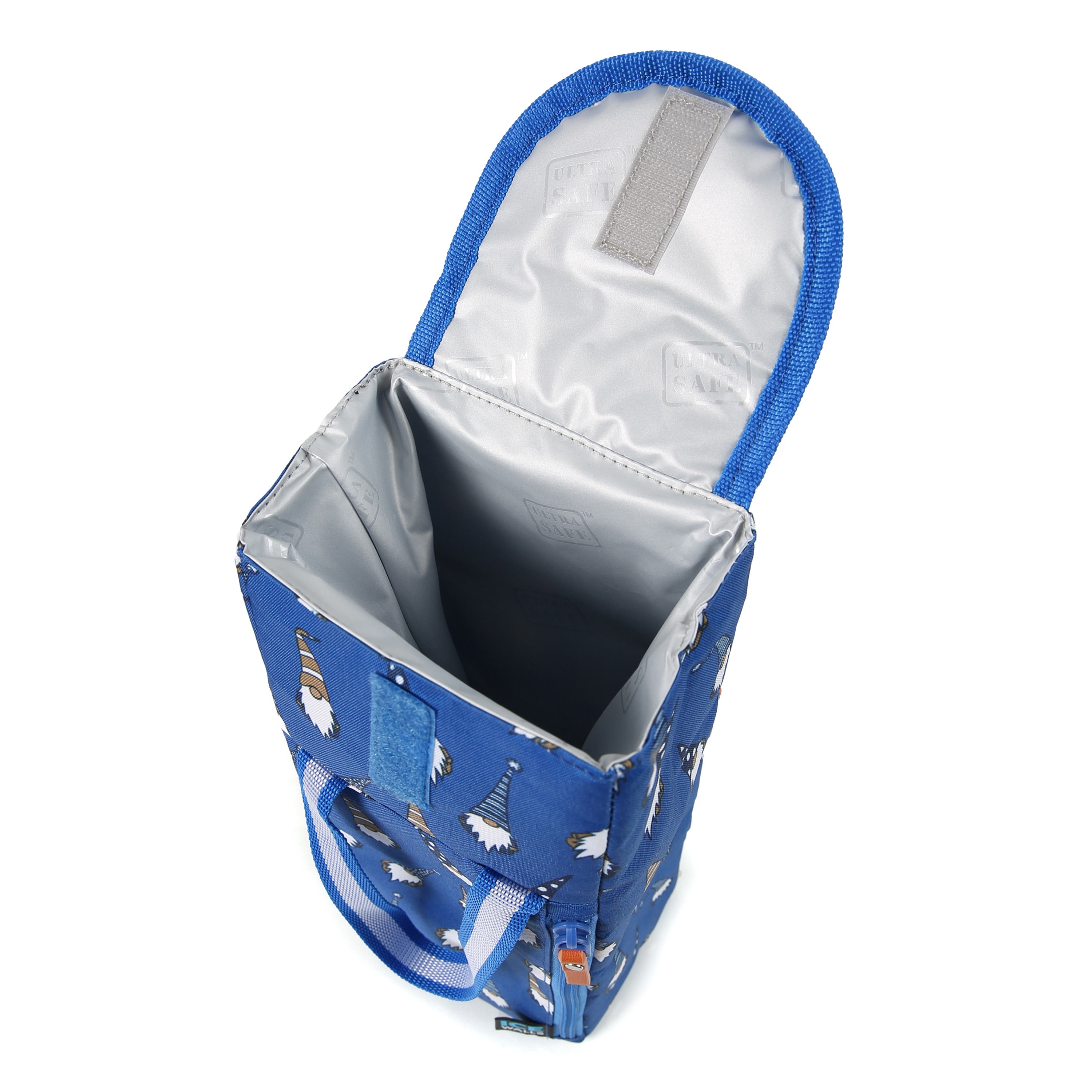 Arctic Zone Wine Tote Wine Bottle Bag, Blue Gnome