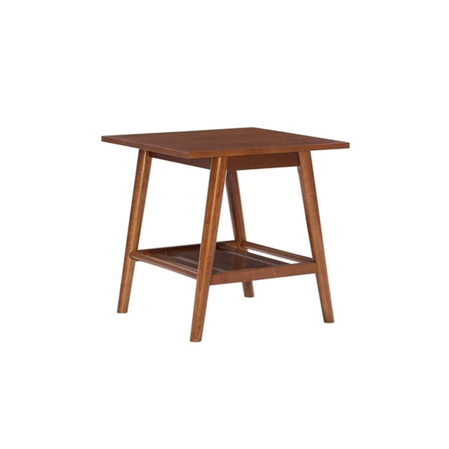 Allora Table d'Appoint en Bois Brun