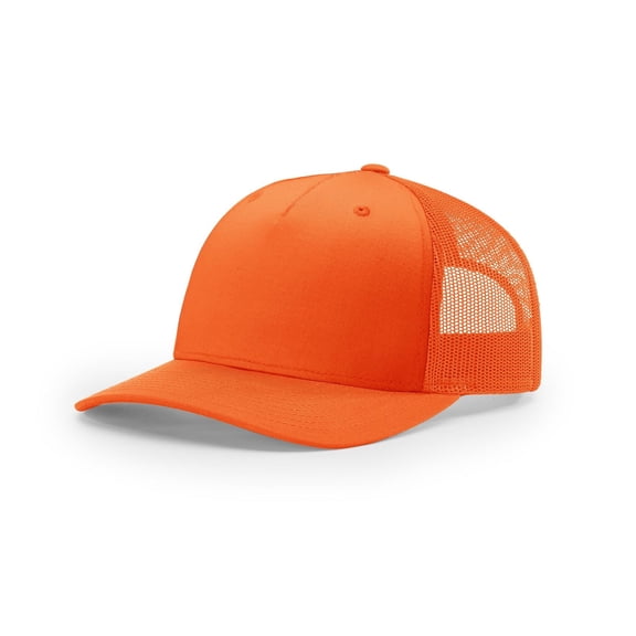 Richardson 882FP Blaze Trucker Caps - Blaze Orange