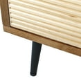 thumbnail image 3 of 60" Elegant Vintage 4-Door Accent Sideboard Cabinet,for Bedroom,Living Room,Office,Easy Assembly, Brown, 3 of 6