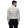 thumbnail image 4 of BESTMAN PrintedShirtsFor Hommes Manches Longues Bouton Chemise Habillée en Coton, 4 of 5