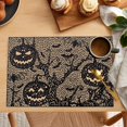 thumbnail image 6 of Diceymbol Halloween Table Placemats Seasonal Dining Decor with Spooky Designs Perfect for Halloween Parties and Festive Meals Easy to Clean and Reusable, 6 of 6