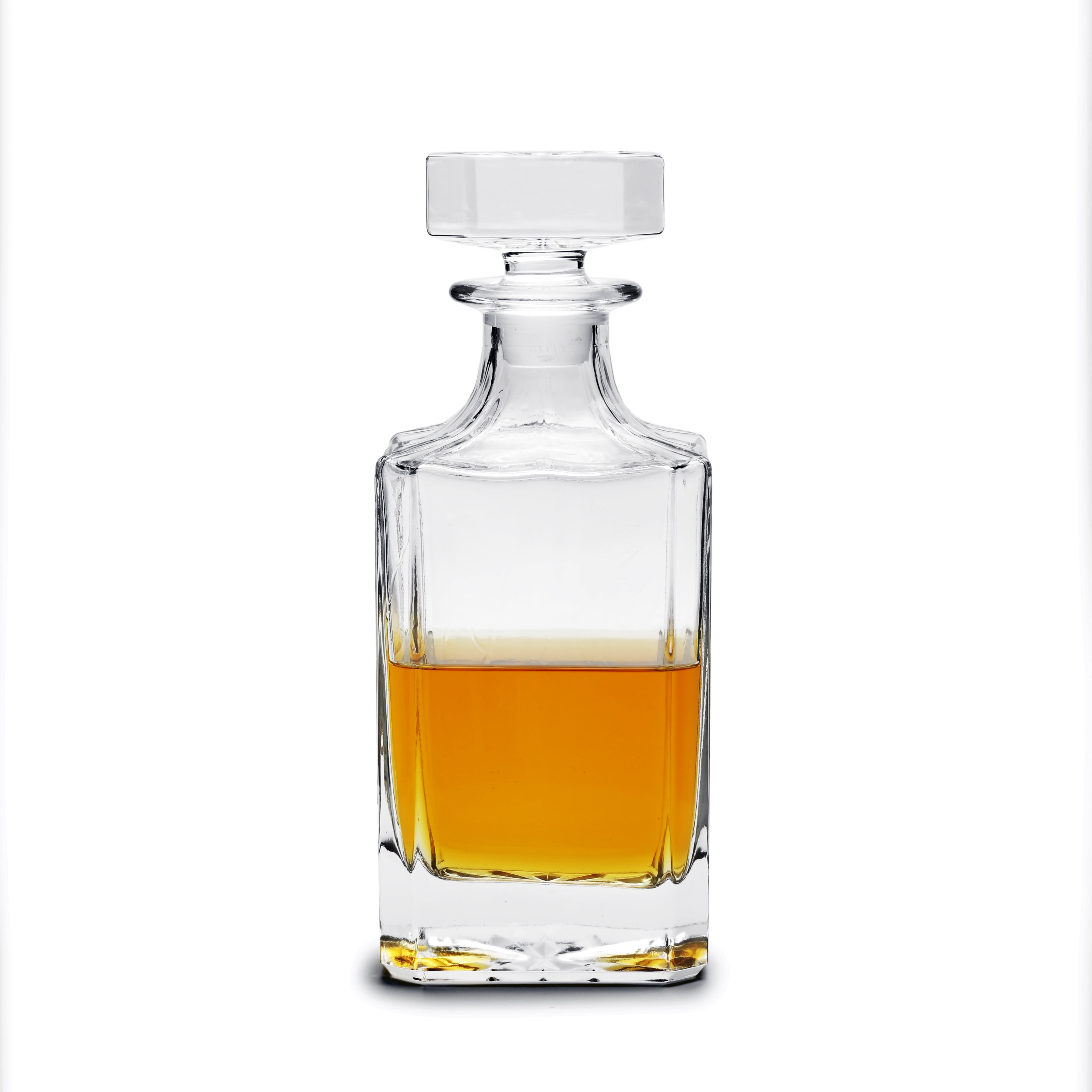Bormioli Rocco whisky decanter avec 6 Whiskey Verres Complet Boîte Cadeau Set 