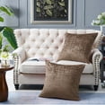 thumbnail image 1 of Home Soft Things Textured Velvet 2 Piece Pillow Shell Set - Rain Drum - 26" x 26", 1 of 4