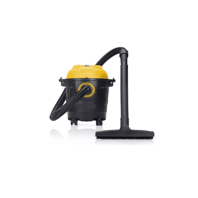 Aspiradora Seco Mojado Multifuncional 2.5 Peak-hp 9l Filtro De Tela Y Función Soplado negro amarillo
