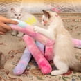 thumbnail image 6 of Candy Color Plush Soft Pillow Dogs Cat Toy Tie-Dye Color Filled Catmint Pillow Toy Cat Cute Playing Toy for Cat Toy, 6 of 18