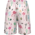 thumbnail image 7 of GZHJMY Flamingo Pajama Pants Short for Men, Lounge Pants Lightweight Men Pajama Bottoms with Drawstring Pockets, Christmas New Year Birthday Gifts, Small, 7 of 7