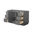 thumbnail image 2 of Wyndham Collection Miranda 54" No-Sink Wood Single Bathroom Vanity in Gray/Gold, 2 of 4
