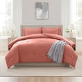 thumbnail image 3 of Ravure Full Comforter Set, Modern Solid Full Size Comforter Set, 7-Pc All Season Bedding Comforter Set, Terracotta, 3 of 8