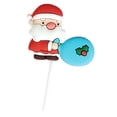 thumbnail image 3 of Christmas Cake Topper Cake Topper Holiday Reusable Theme Party Supplies Colorful L, 3 of 9