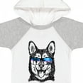 thumbnail image 4 of Inktastic Siberian Husky Sketch Portrait with Sunglasses Boys or Girls Baby Bodysuit, 4 of 5