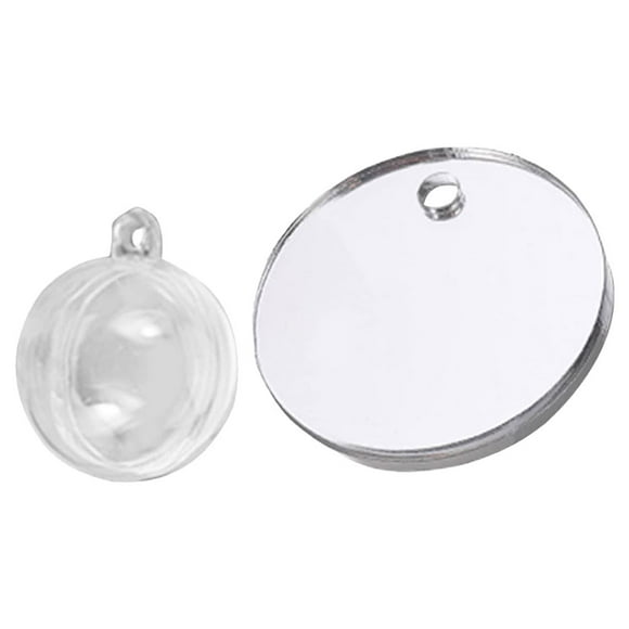 HINTRMENT Miroir Réservoir Betta 1Ensemble Accessoire Décoratif Flottant en Acrylique 2.36x2.36 Po