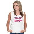 thumbnail image 3 of I Put She In Shenanigans St Patricks Tank Top Tee Shirt Women Brisco Brands M, 3 of 5