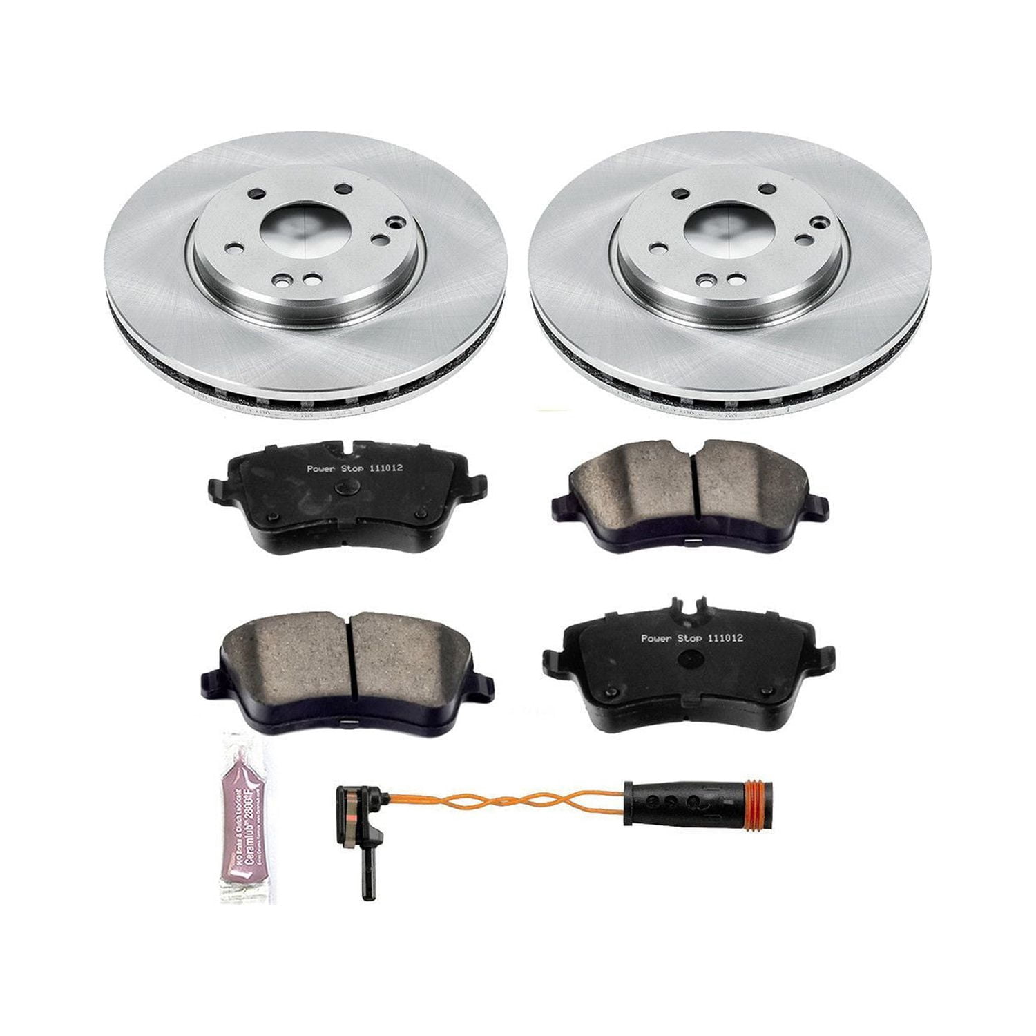 Power Stop Front Stock Replacement Brake Pad and Rotor Kit KOE6702