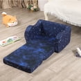 thumbnail image 4 of Sofá para niños MOMCAYWEX Sofá convertible 2 en 1 a cama, 4 of 6