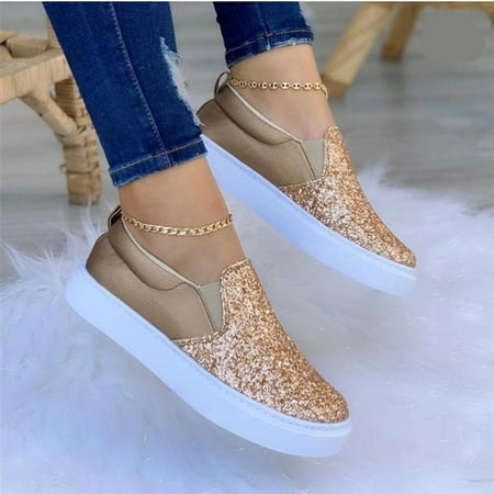 

Women s Fashion Slip-On Sneaker Casual Flat Loafers
