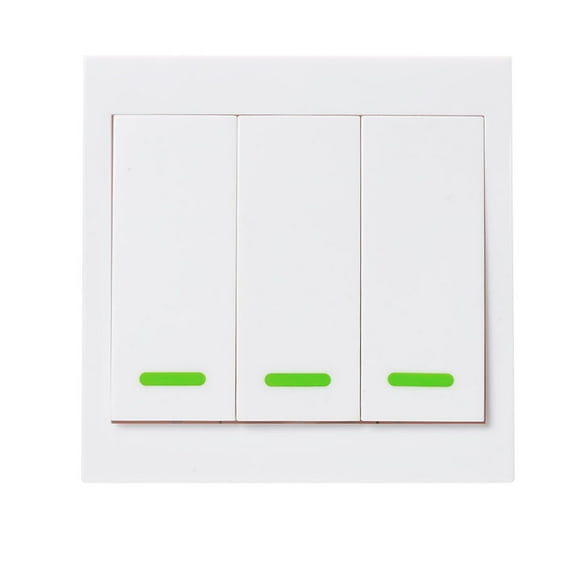 Amdohai Wireless Remote Transmitter Sticky RF Intelligent Smartswitch for Home Living Room Bedroom 433MHZ 86 Wall Panel Switches