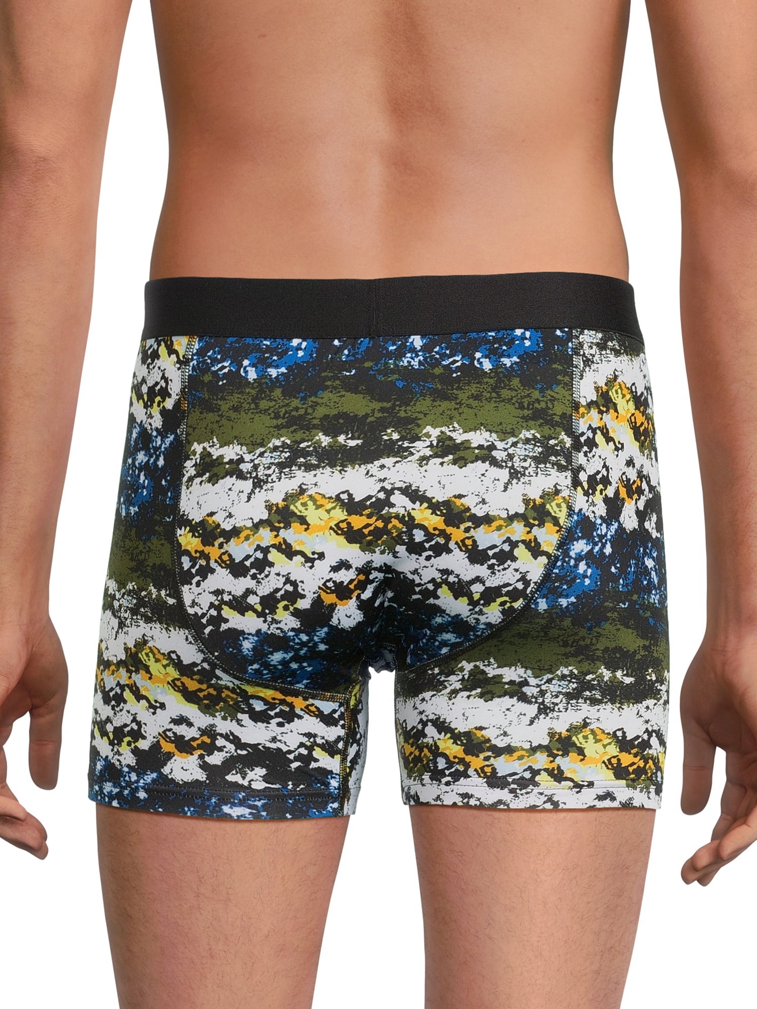 No Boundaries Men's Stretch Boxer Briefs, 3-Pack, Sizes S-3XL