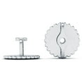 thumbnail image 2 of SuperJeweler Platinum Screwback Earring Backs, 1 Pair for Women, 2 of 2