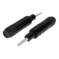 thumbnail image 1 of Unique Bargains 0.73" Motorcycle Slider Frame Aluminum Alloy Plastic Wheel Fairing Protection Crash Pad Protector Guard 1.14" 4.65"  Black 2 Pcs, 1 of 7