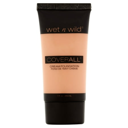 wet n wild CoverAll Creme Foundation, Light/Medium, 1.0 FL OZ
